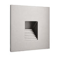 Deko-Light Abdeckung eckig grau Stufe für Alwaid  Weißaluminium RAL 9006