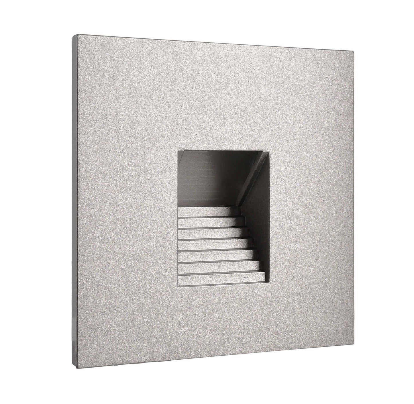 Deko-Light Abdeckung eckig grau Stufe für Alwaid  Weißaluminium RAL 9006