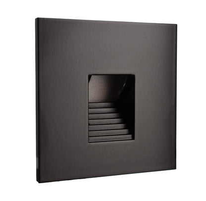 Deko-Light Abdeckung eckig schwarz Stufe für Alwaid  Tiefschwarz RAL 9005