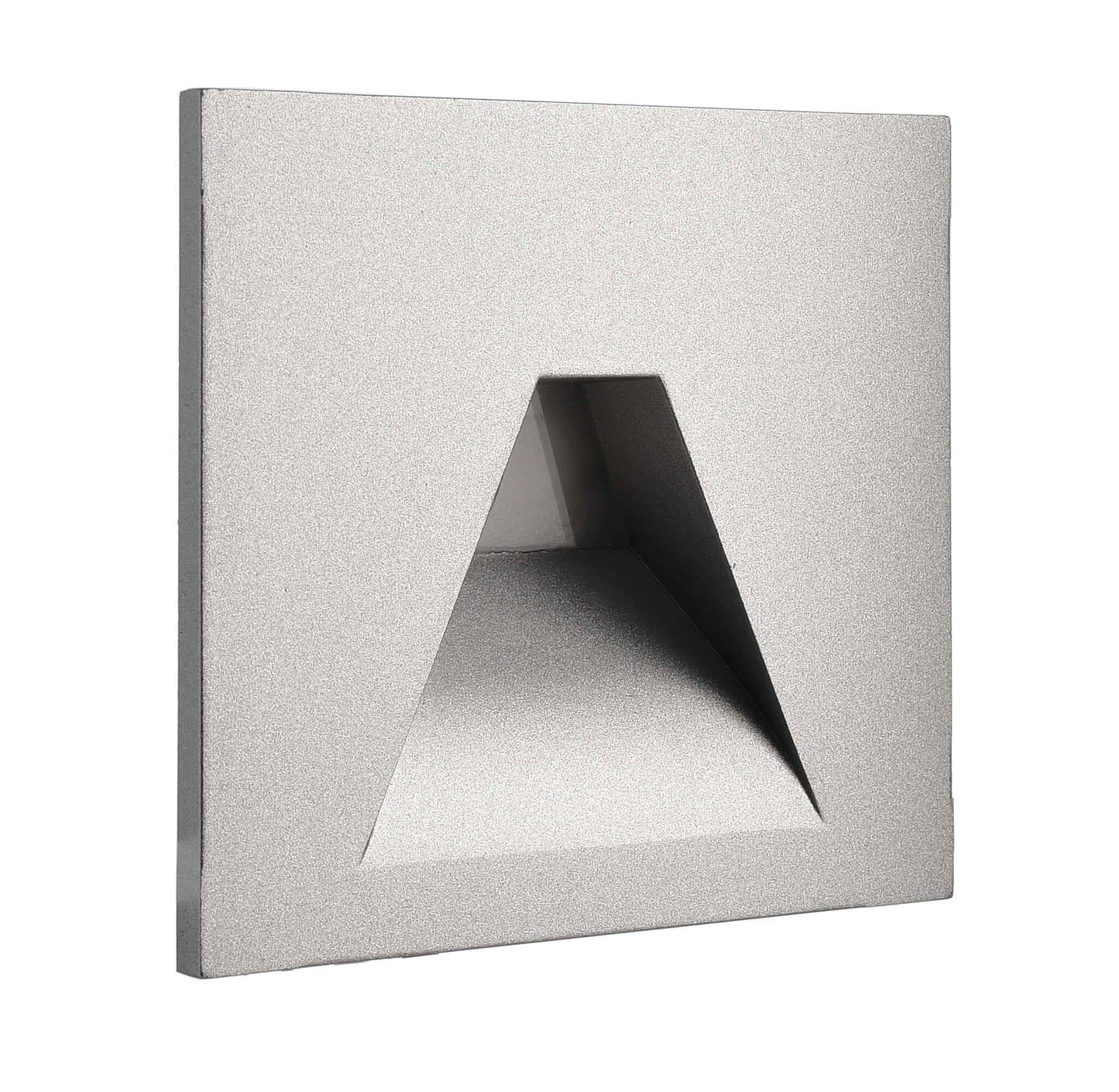 Deko-Light Abdeckung eckig grau Winkel für Alwaid  Weißaluminium RAL 9006