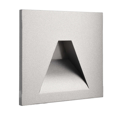 Deko-Light Abdeckung eckig grau Winkel für Alwaid  Weißaluminium RAL 9006