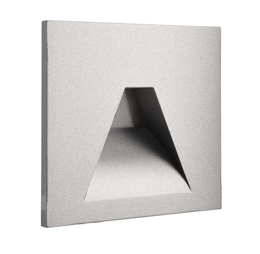 Deko-Light Abdeckung eckig grau Winkel für Alwaid  Weißaluminium RAL 9006