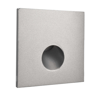 Deko-Light Abdeckung eckig grau Auge für Alwaid  Weißaluminium RAL 9006