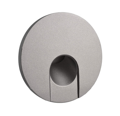 Deko-Light Abdeckung rund grau Auge für Alwaid  Weißaluminium RAL 9006