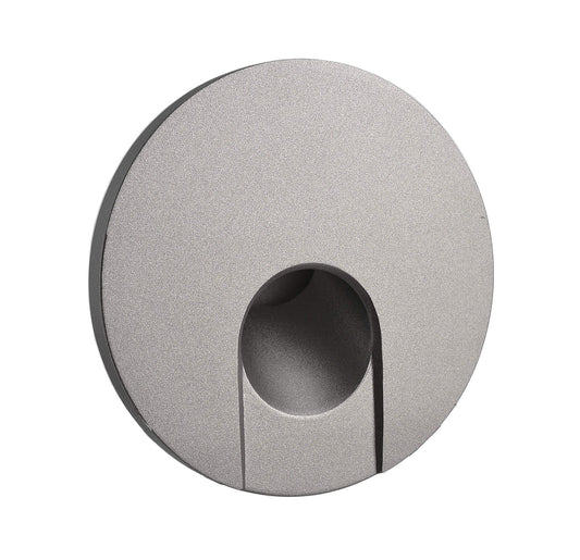 Deko-Light Abdeckung rund grau Auge für Alwaid  Weißaluminium RAL 9006
