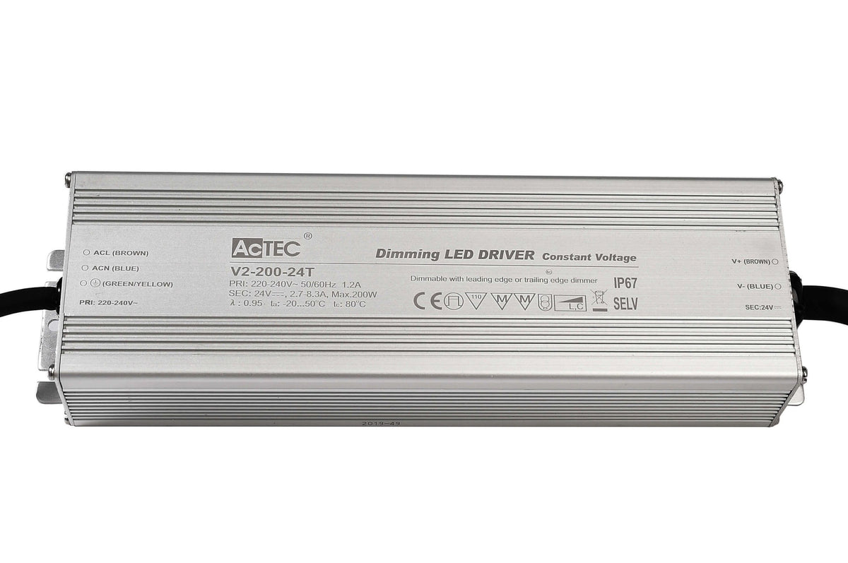 Deko-Light IP, DIM, CV, V2-200-24T  Silber