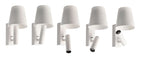 Deko-Light Wandaufbauleuchte Alwa I 3,5W Verkehrsweiß RAL 9016