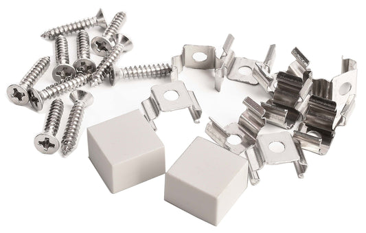 Deko-Light Montageset für D Flex Line 10,0 x 10,0 mm  Silber