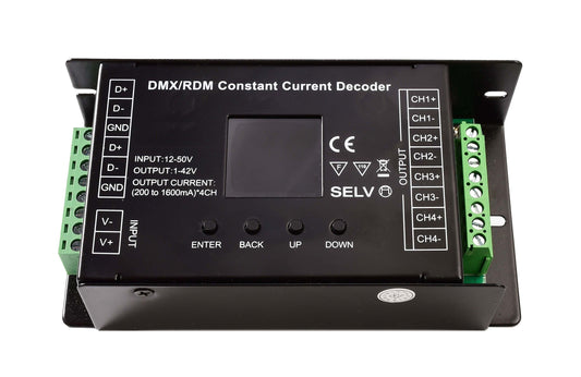 Deko-Light DMX/RDM 4 CH CC Decoder  Schwarz