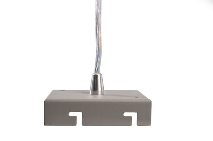 Deko-Light Deckenabhängung für Deckenaufbauleuchte Draconis  Weißaluminium RAL 9006