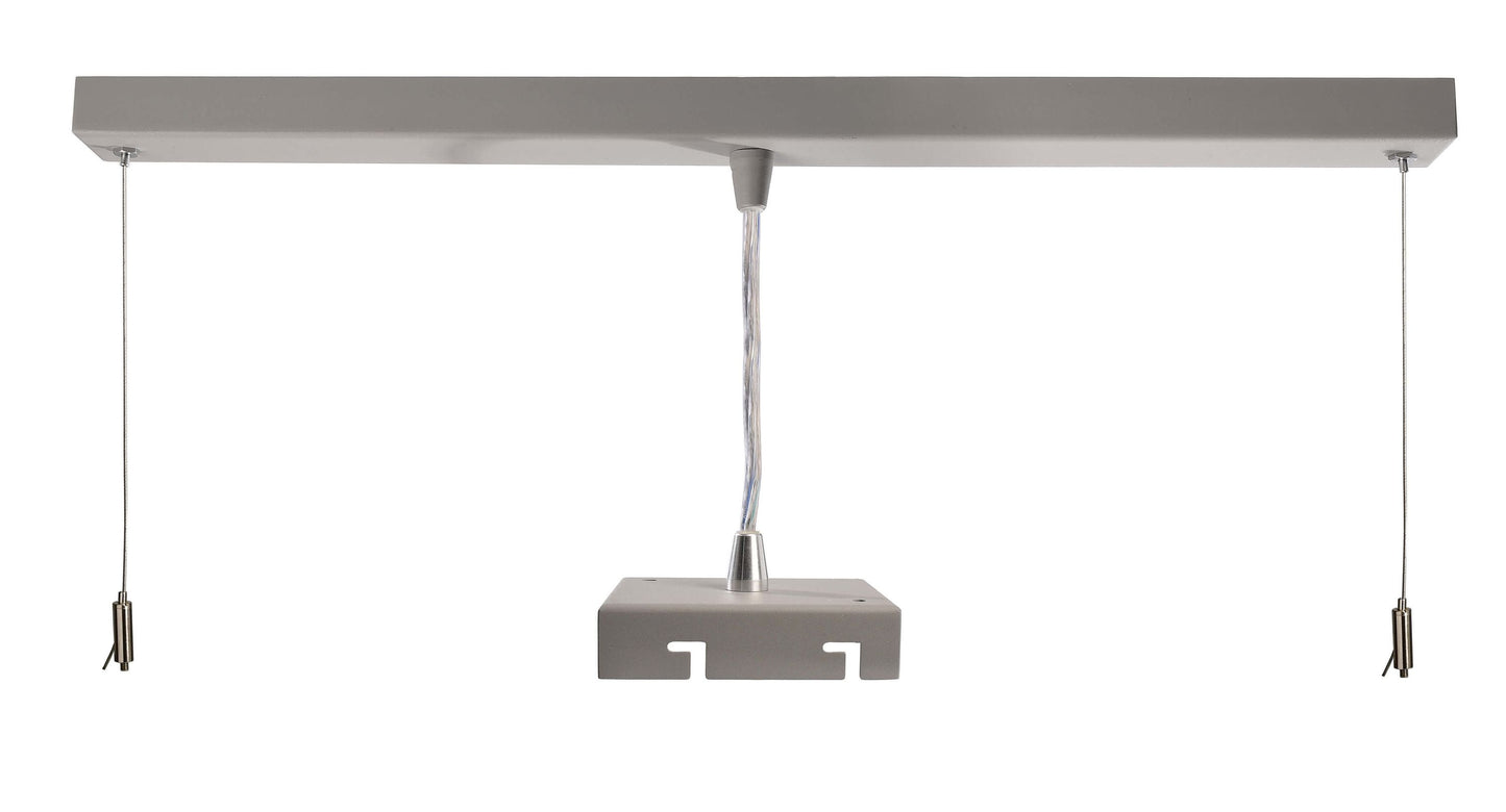 Deko-Light Deckenabhängung für Deckenaufbauleuchte Draconis  Weißaluminium RAL 9006
