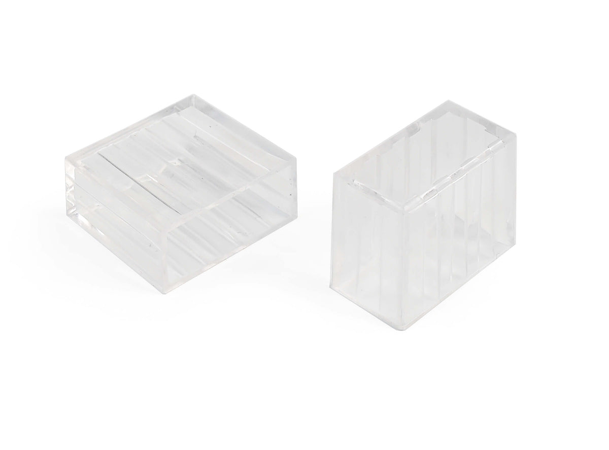 Deko-Light Endkappen Set 2 St. für 230V LED Stripe  Weiß