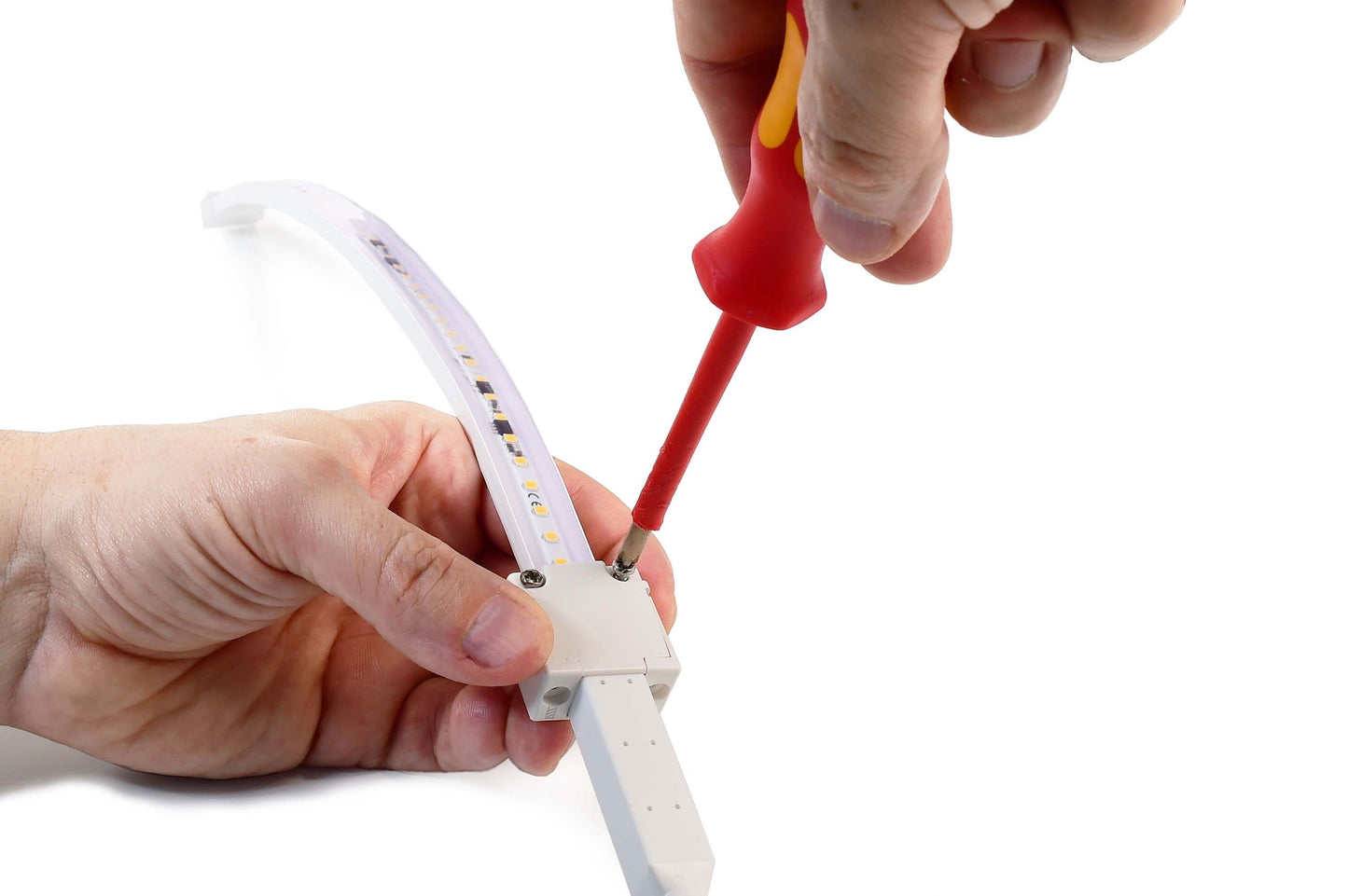Deko-Light Einspeisekabel mit Schutzkontakt-Stecker für 230V LED Stripe  Weiß