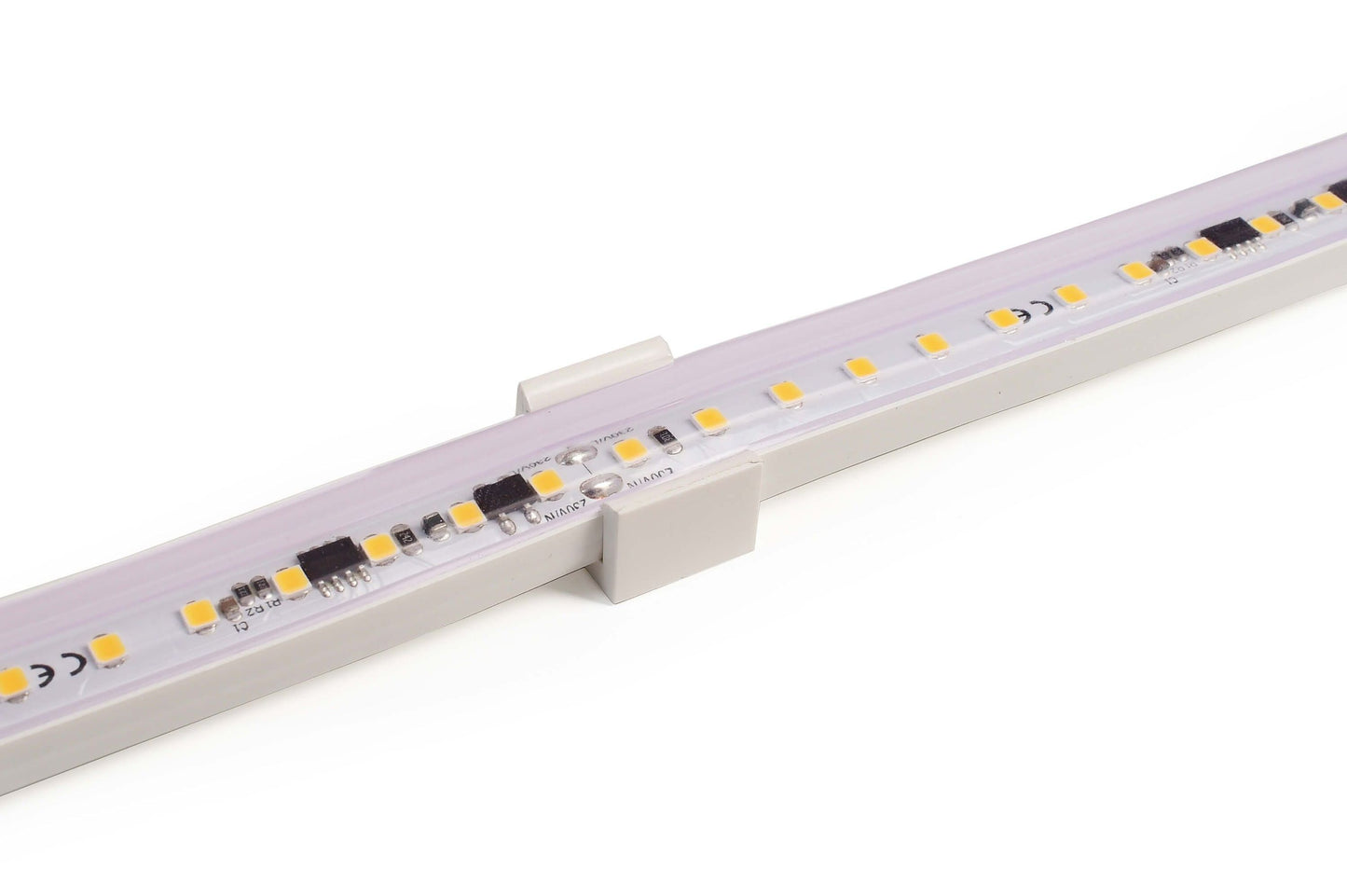 Deko-Light Montageklammern Set 10 St. für 230V LED Stripe  Weiß