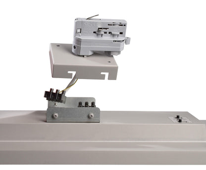 Deko-Light 3-Phasen Adapter für Deckenaufbauleuchte Draconis  Weißaluminium RAL 9006