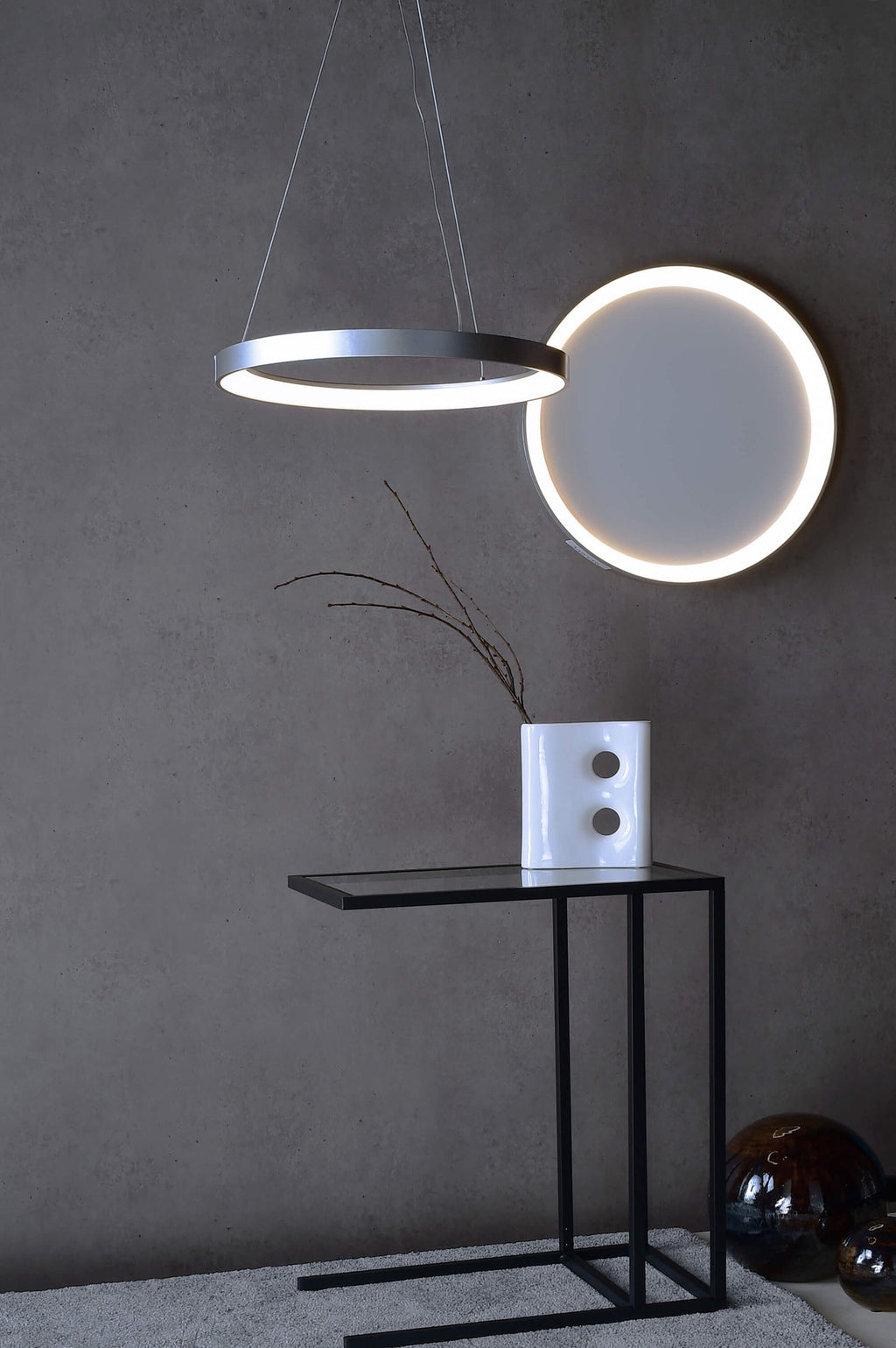 Deko-Light Merope 480mm 35W Silber gebürstet