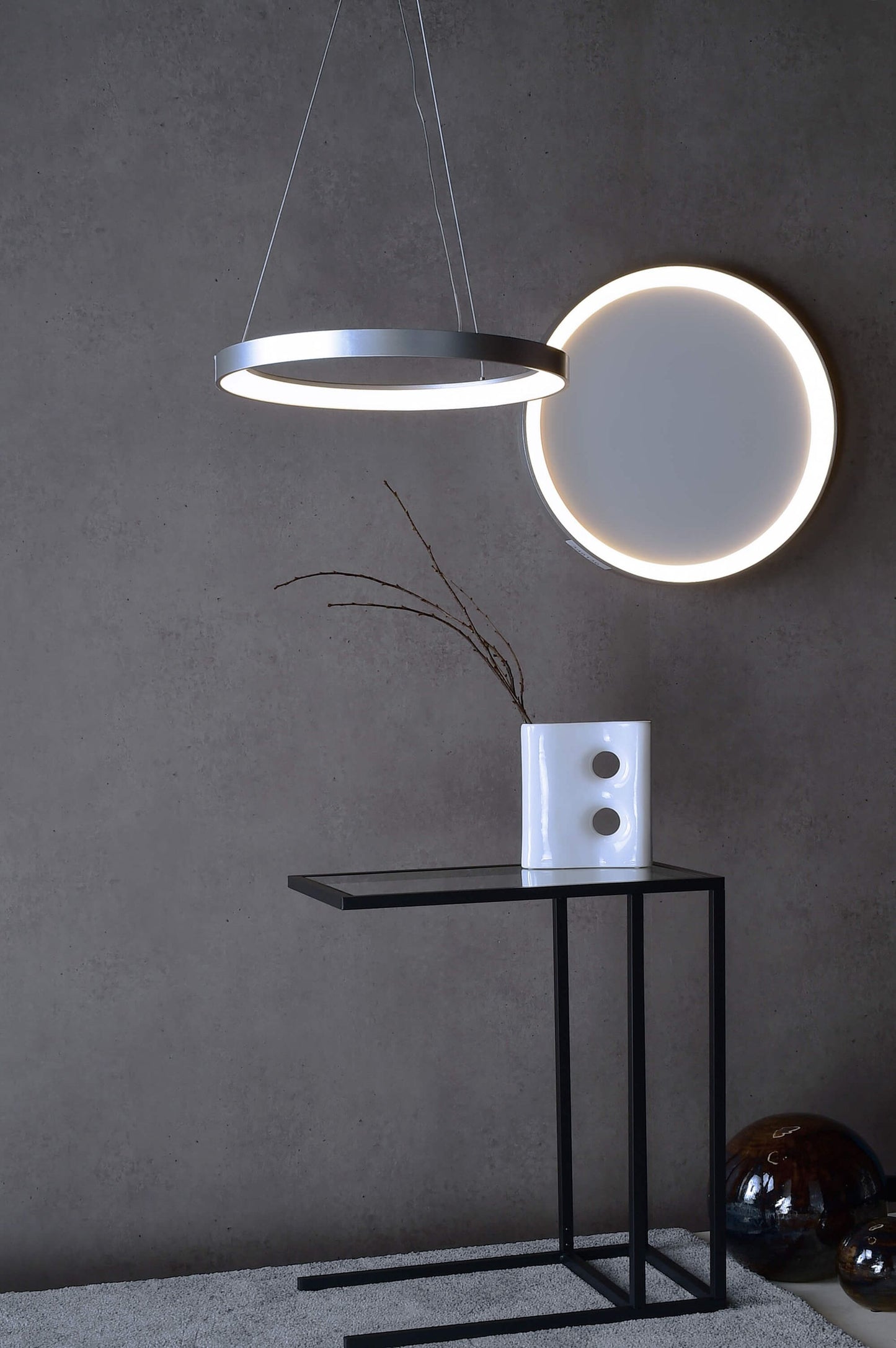Deko-Light Merope 480mm 35W Silber gebürstet
