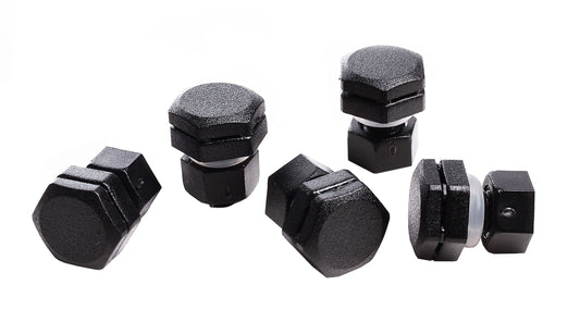 Deko-Light Druck-/Feuchtigkeitsausgleichsventil mit Membran, 380ml/min, M5, IP67, 5er Set  Schwarz