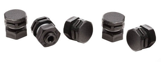 Deko-Light Druck-/Feuchtigkeitsausgleichsventil mit Membran, 800ml/min, M8, IP67, 5er Set  Schwarz
