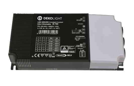 Deko-Light BASIC, DIM, Multi CC, IE-75D  Schwarz