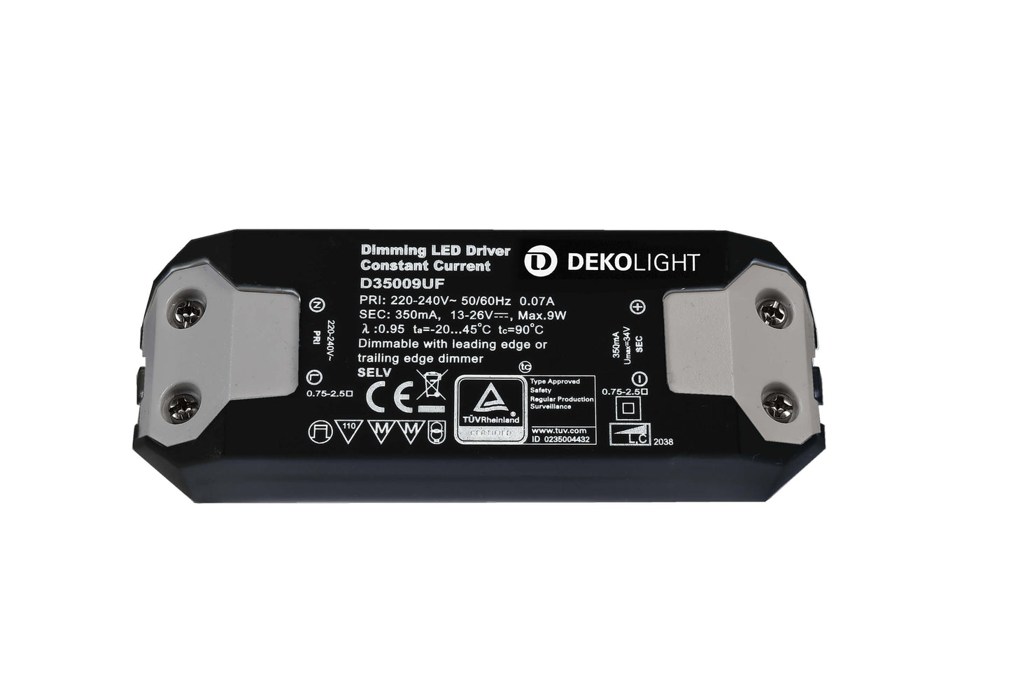 Deko-Light BASIC, DIM, CC, D35009UF/9W  Schwarz