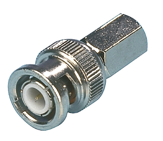Valueline Stecker BNC 6.8 mm Male Metall Silber