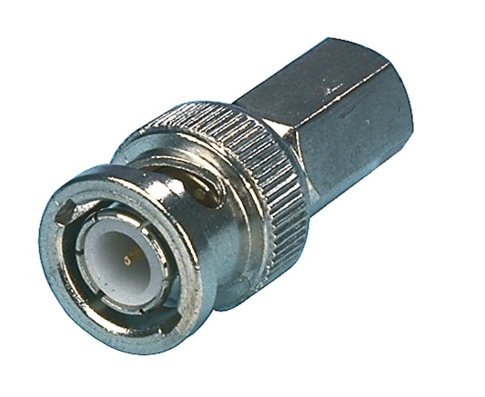 Valueline Stecker BNC 5.0 mm Male Metall Silber