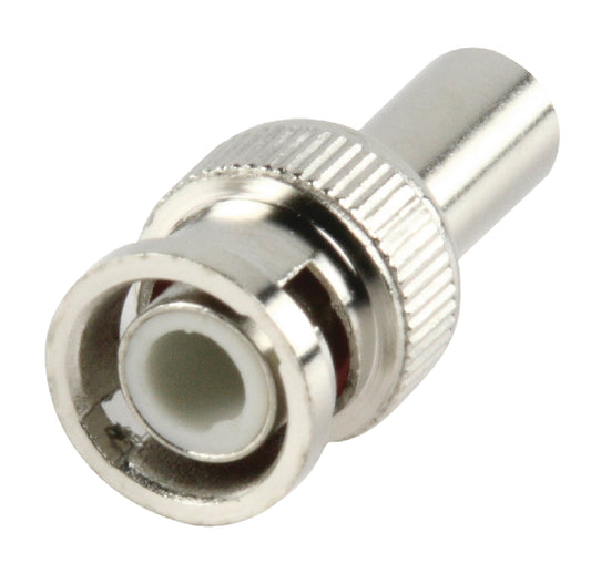 Valueline Stecker BNC 6.0 mm Male Metall Silber