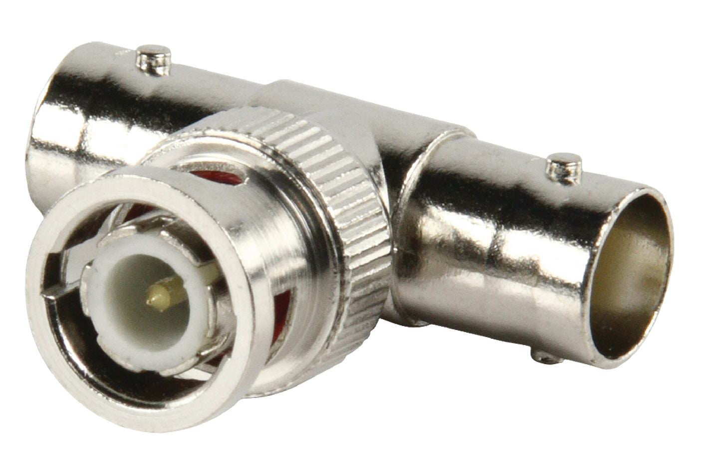 Valueline BNC-Adapter T-Verteiler BNC-Stecker - 2x BNC female Silber
