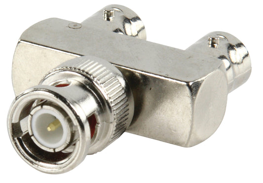 Valueline BNC-Adapter BNC-Stecker - 2x BNC female Silber