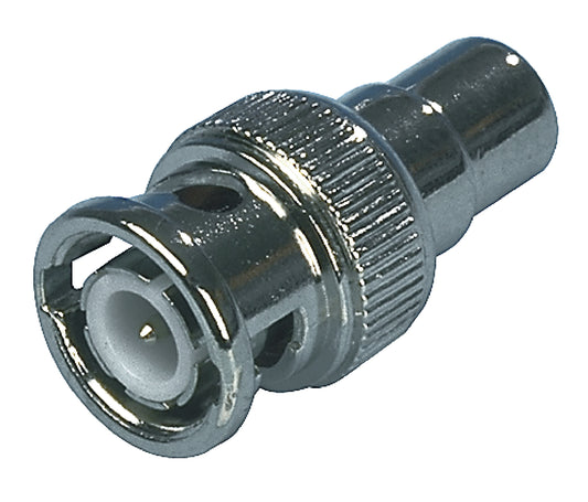 Valueline BNC-Adapter BNC-Stecker - RCA female Silber