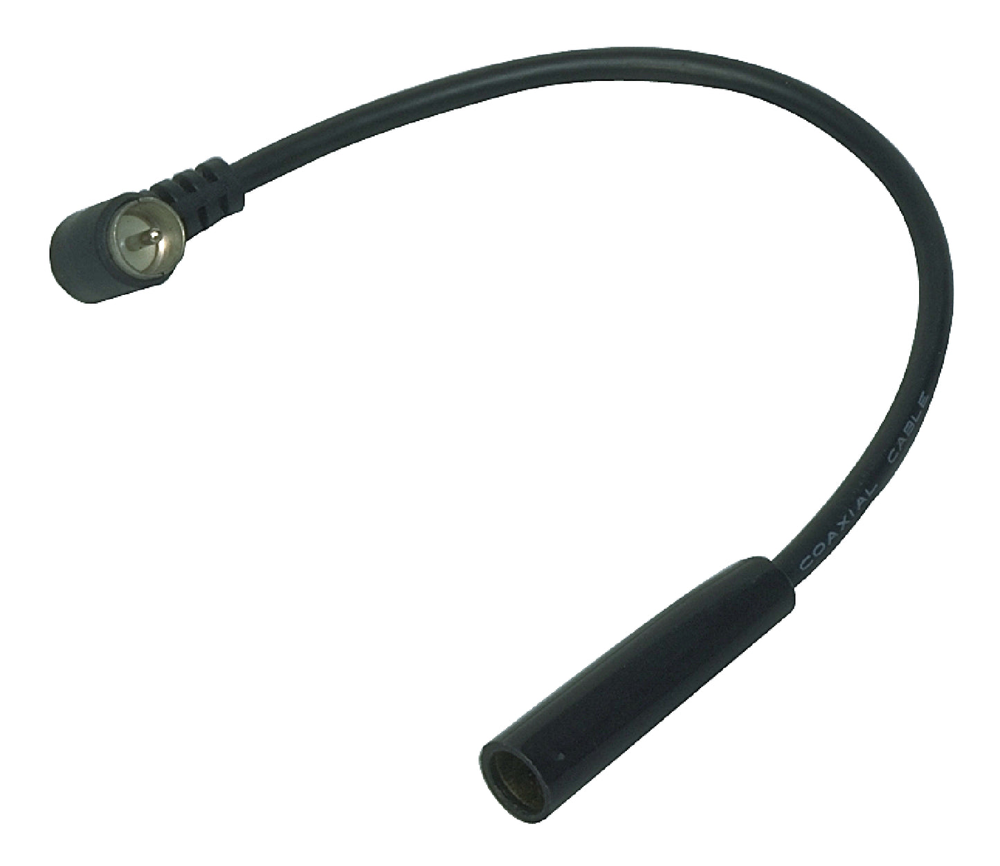 Valueline Koaxialkabel Koax-Stecker - Auto-Antennenkupplung 0.25 m Schwarz