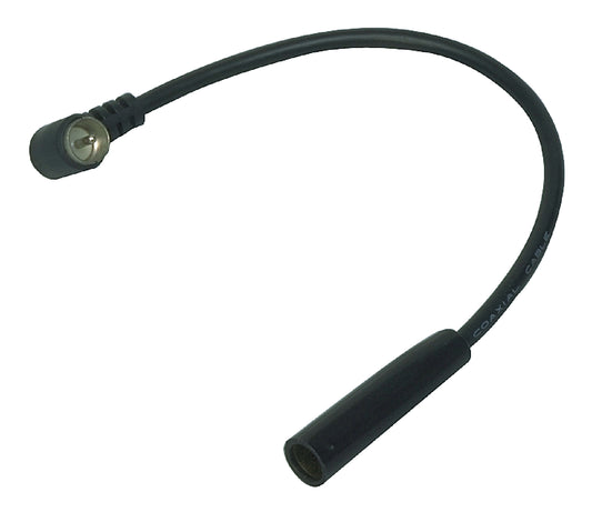 Valueline Koaxialkabel Koax-Stecker - Auto-Antennenkupplung 0.25 m Schwarz