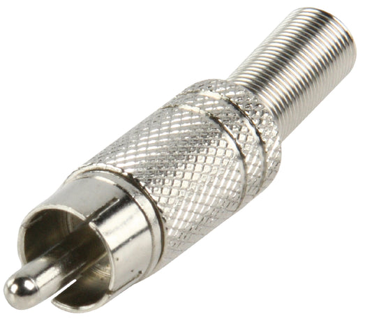 Valueline Cinch RCA Metall Silber