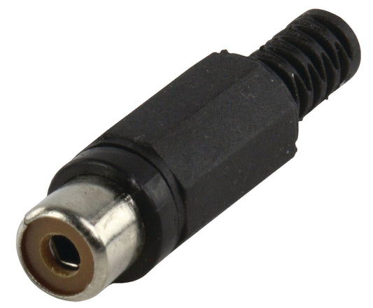 Valueline Cinch RCA Buchse PVC Schwarz