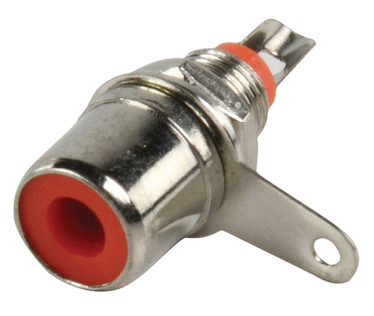 Valueline Cinch RCA Metall Silber/Rot