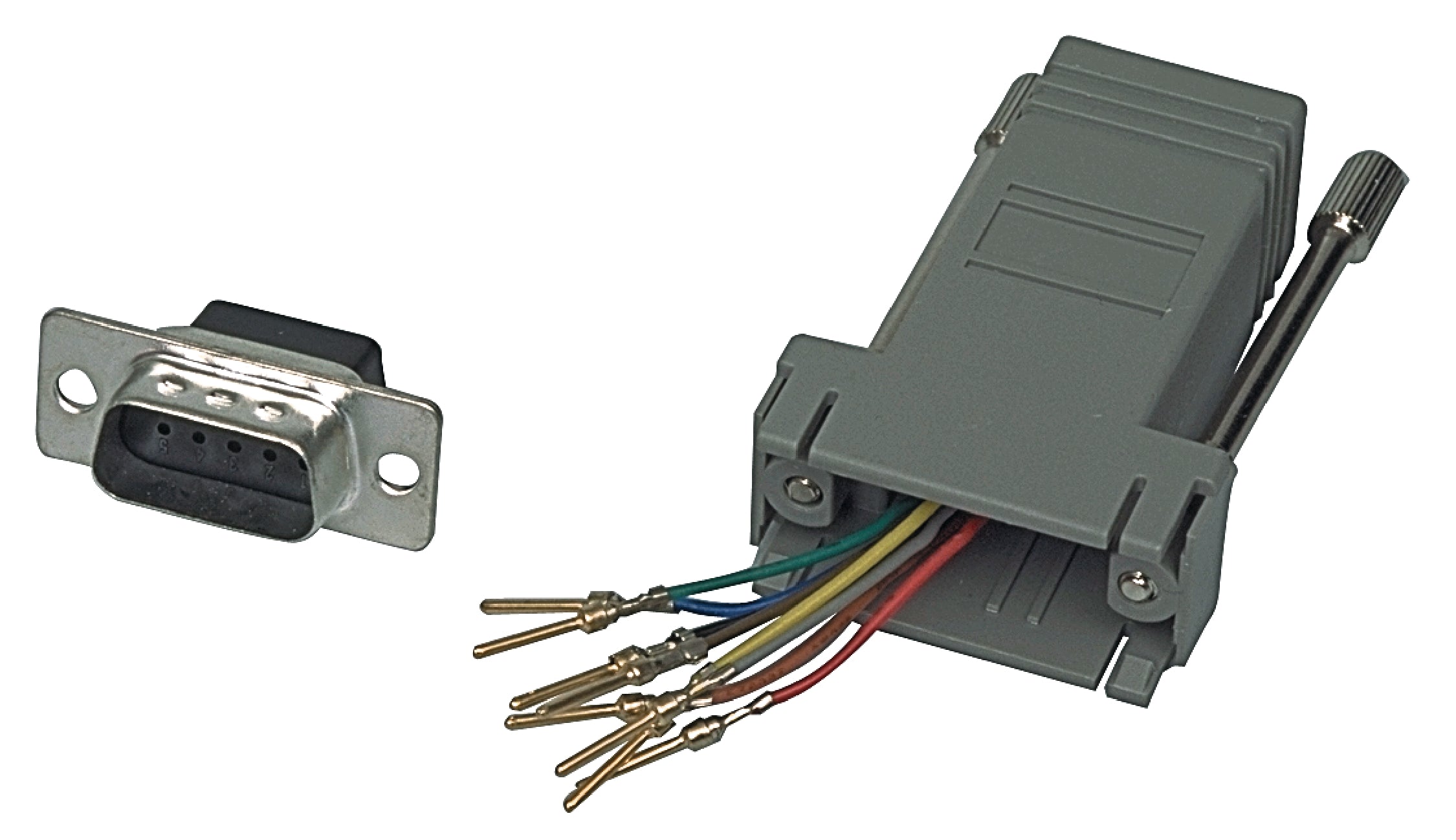 Valueline Seriell Adapter D-Sub 9-pol. male - RJ45 (8P8C) female Elfenbein