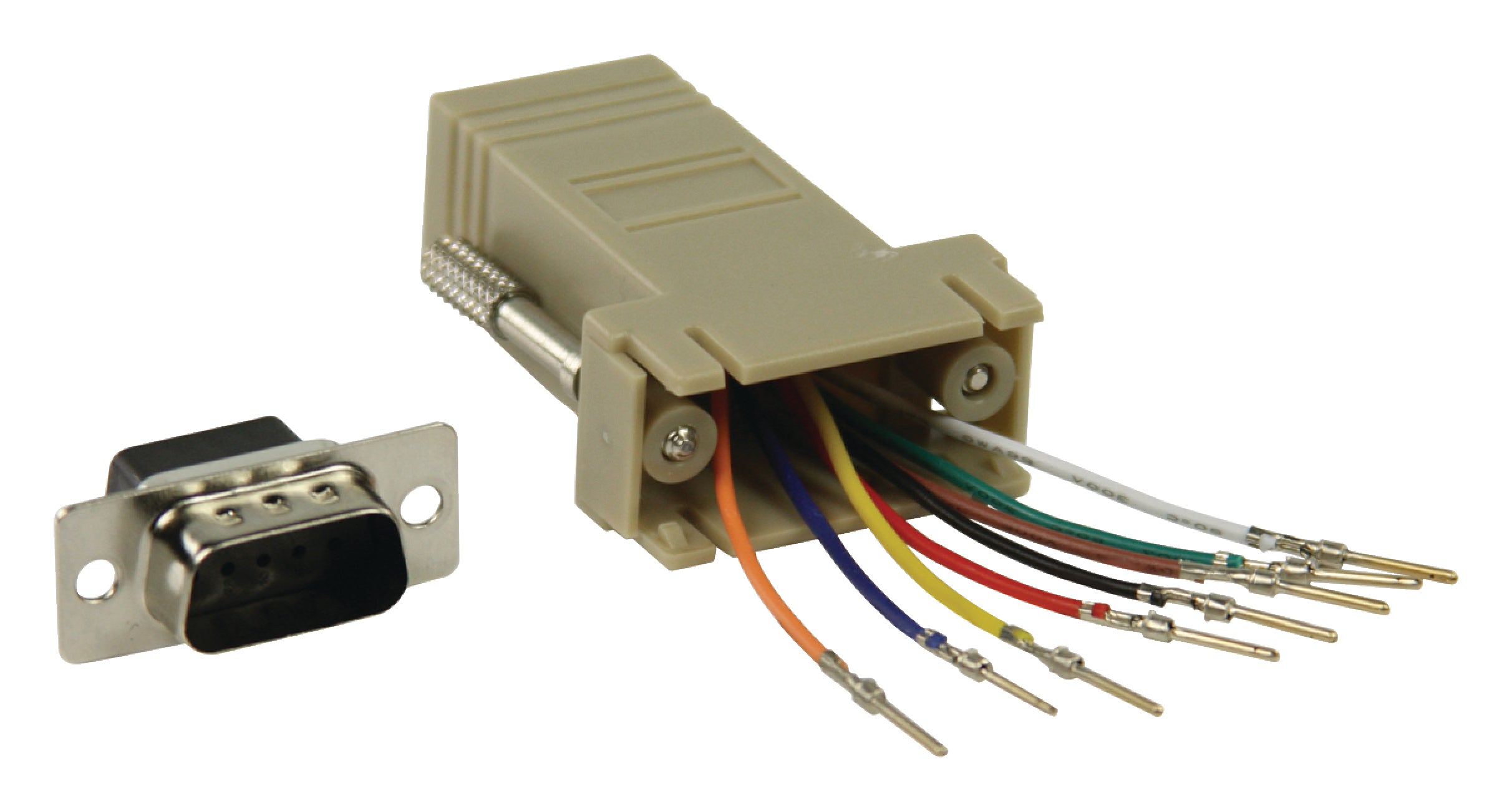 Valueline Seriell Adapter D-Sub 9-pol. male - RJ45 (8P8C) female Elfenbein