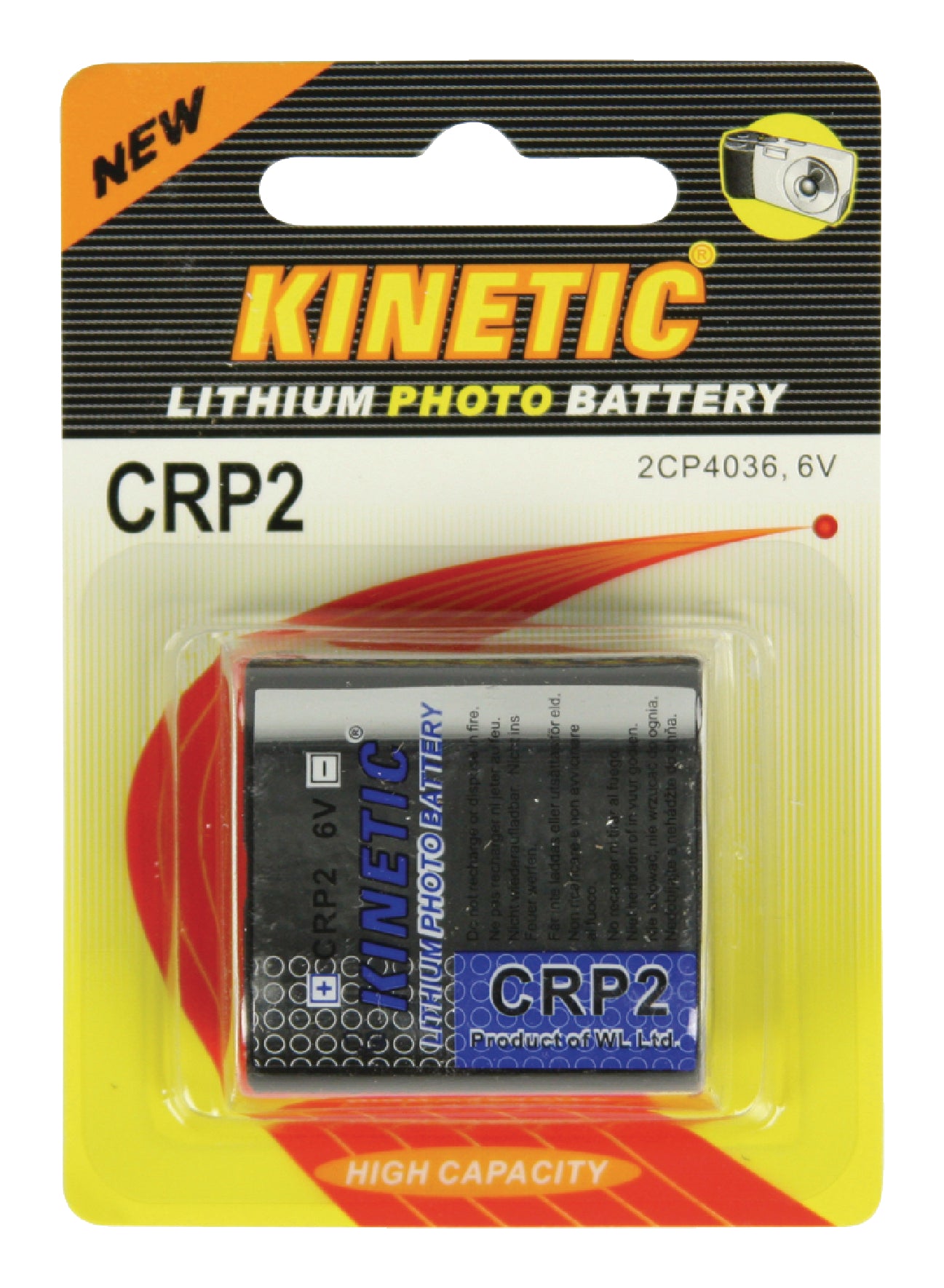 Kinetic Lithium Batterie CR-P2 6 V 1-Blister