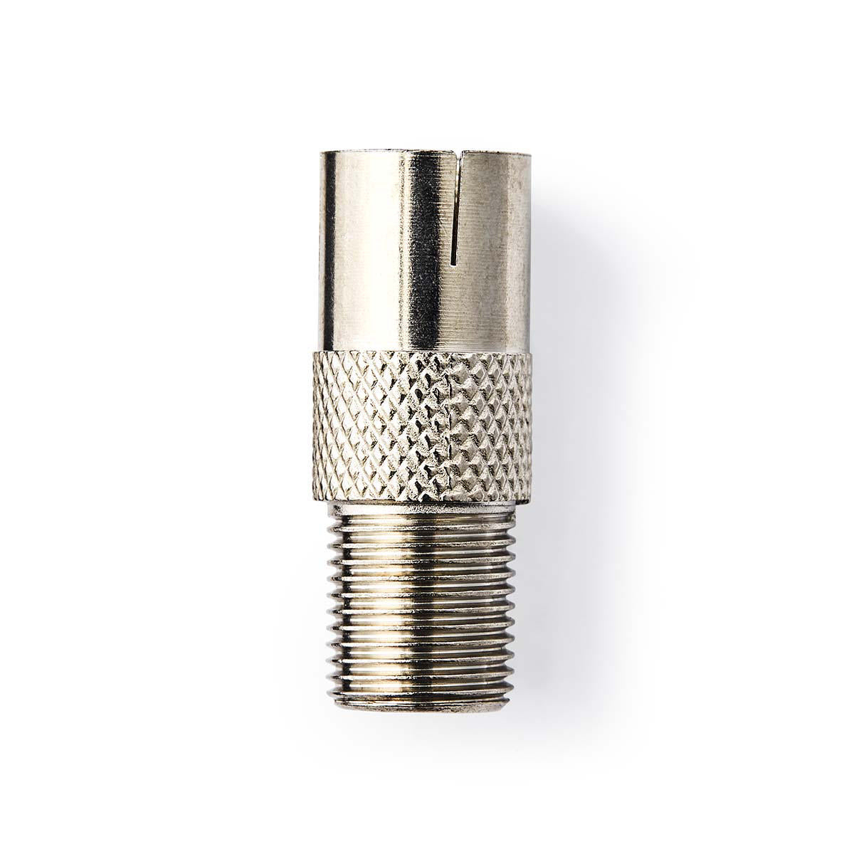 Valueline Coax-Adapter XLR F female - Koax-Kupplung Silber