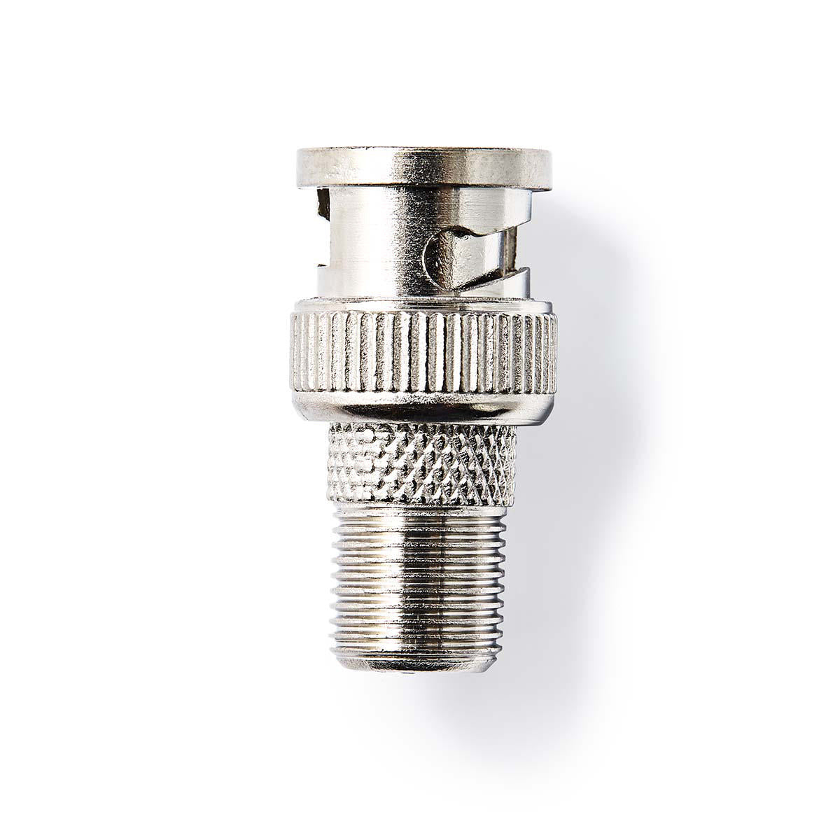 Valueline Coax-Adapter F BNC-Stecker - F female Silber