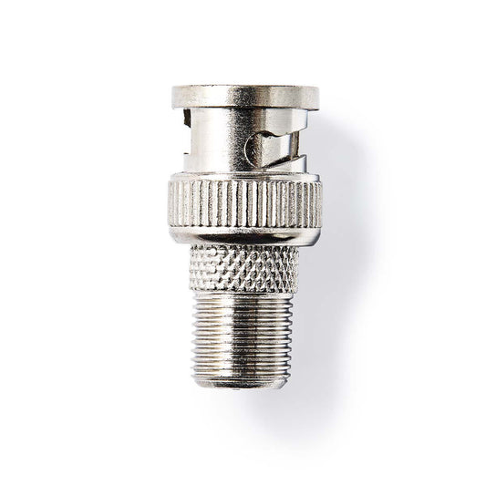 Valueline Coax-Adapter F BNC-Stecker - F female Silber
