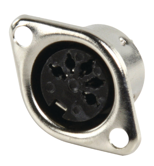Valueline Stecker 5p. DIN Female PVC Schwarz