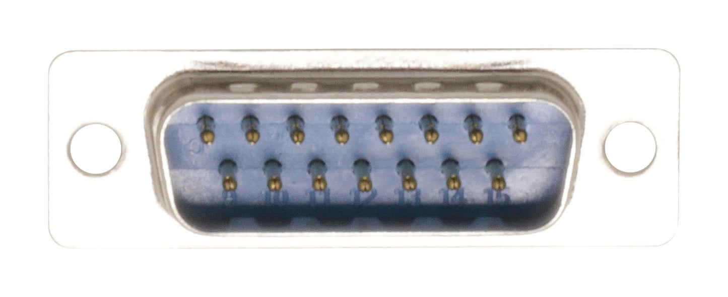 Valueline Computer Stecker D-Sub 15-pol. Male Silber