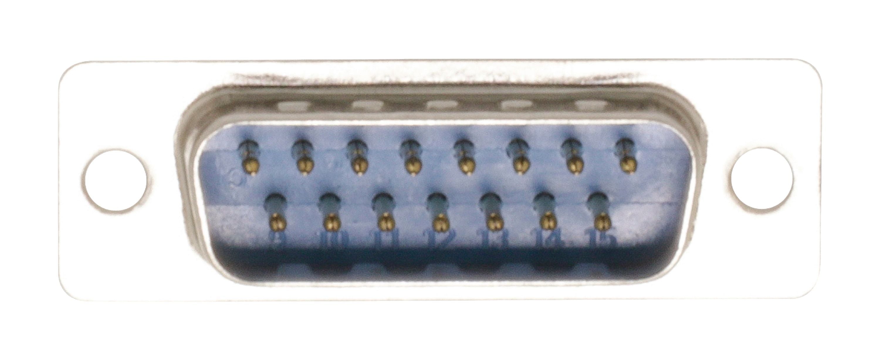 Valueline Computer Stecker D-Sub 15-pol. Male Silber
