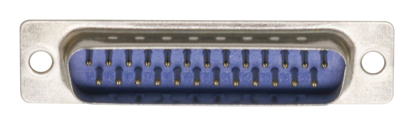 Valueline Computer Stecker D-Sub 25-pol. Male Silber