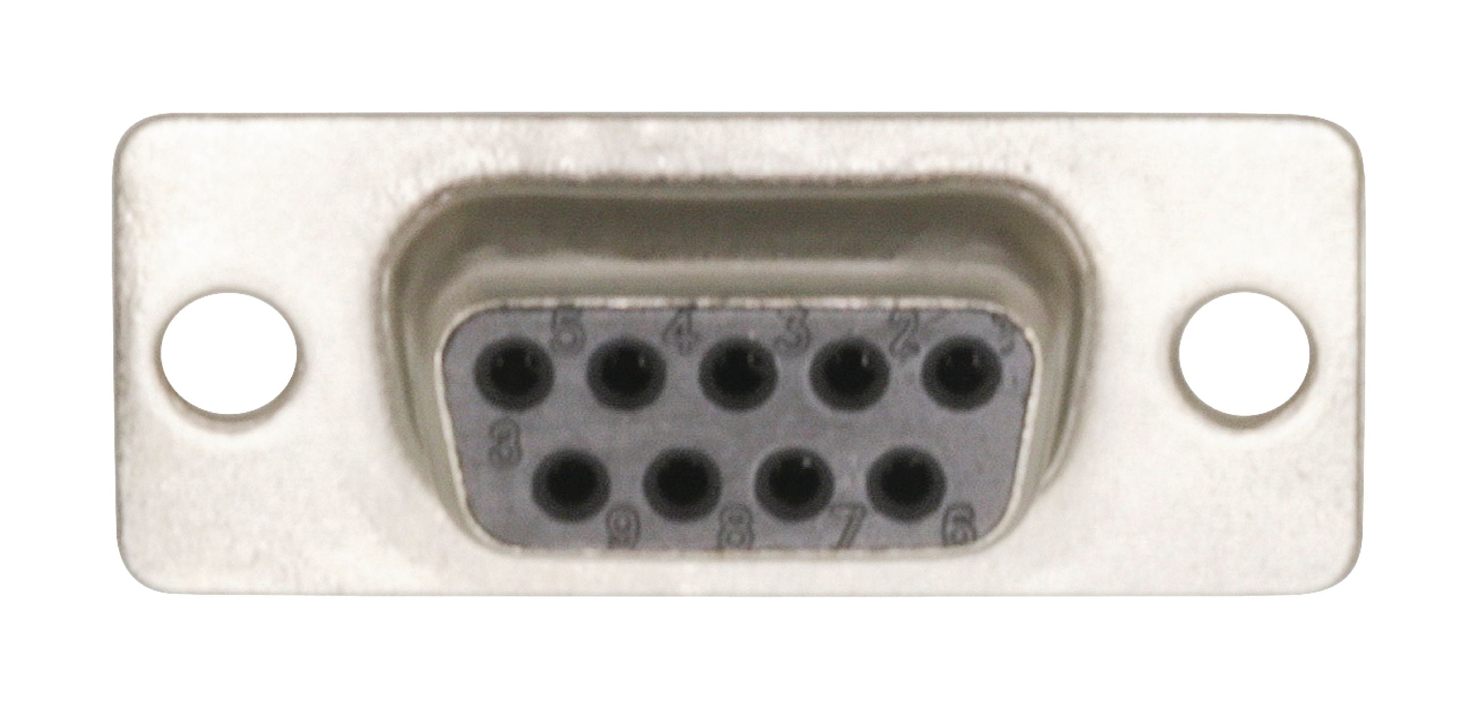 Valueline Computer Stecker D-Sub 9-pol. Female Silber
