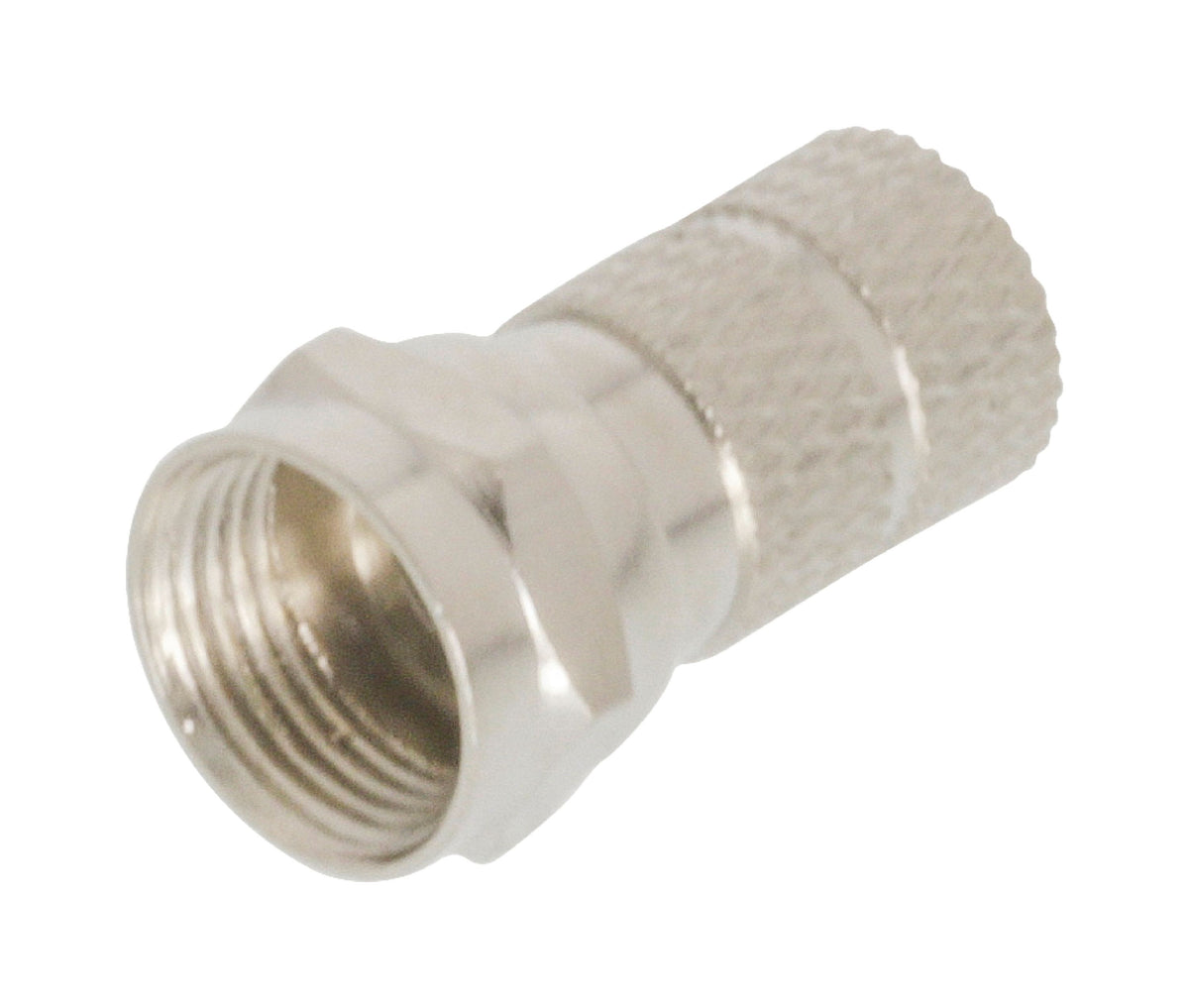 Valueline F-Stecker 7.0 mm Male Metall Silber