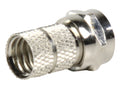 Valueline F-Stecker 7.0 mm Male Metall Silber