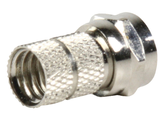 Valueline F-Stecker 7.0 mm Male Metall Silber